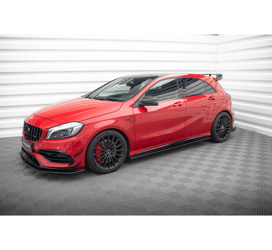 Maxton Design Street Pro Side Skirts Diffusers Mercedes-Benz A 45 AMG W176 Facelift