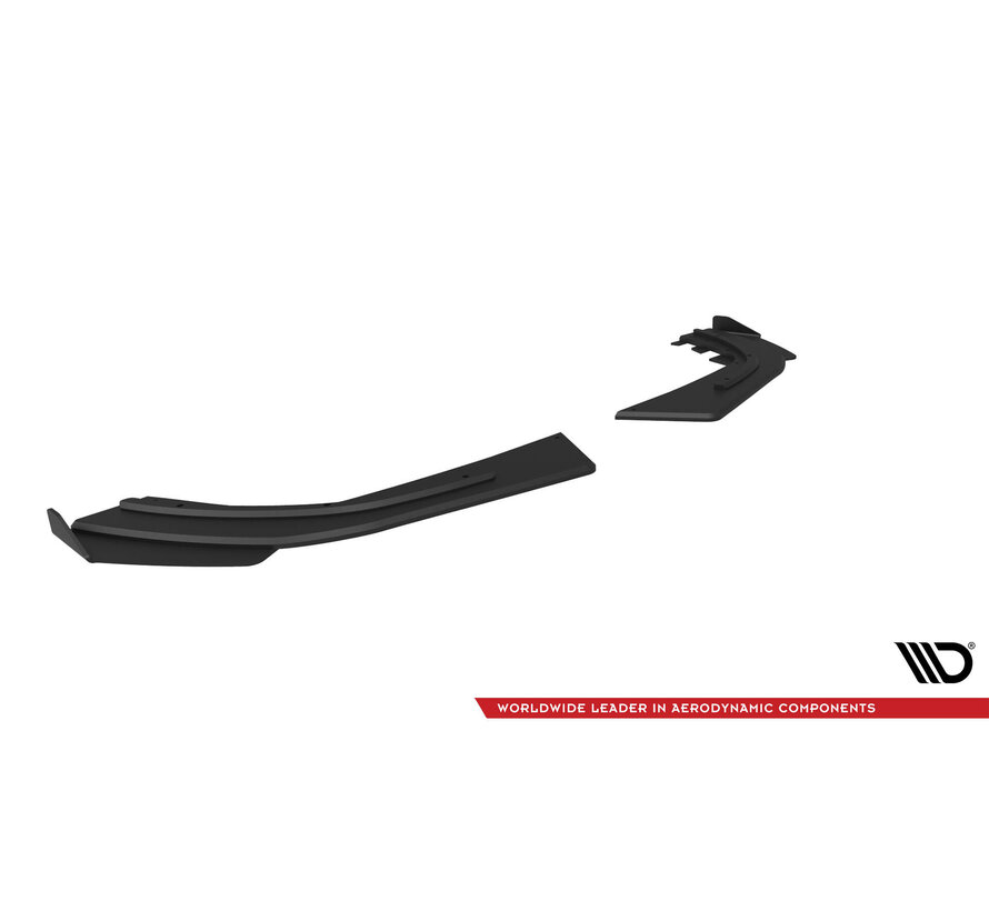 Maxton Design Street Pro Rear Side Splitters + Flaps Mercedes-AMG A35 Hatchback W177