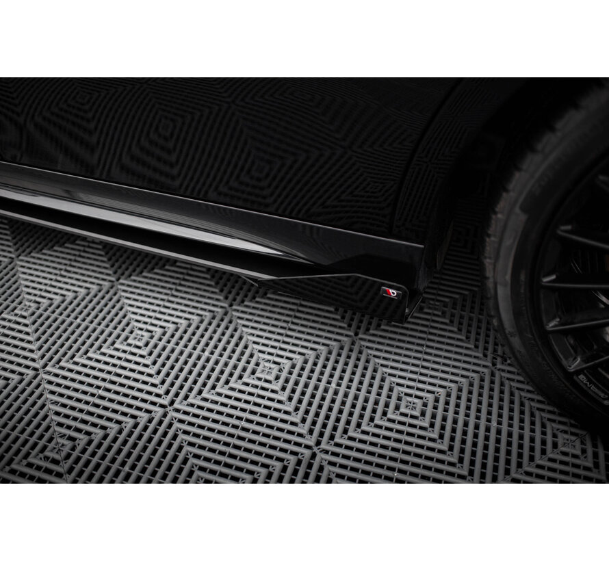 Maxton Design Street Pro Side Skirts Diffusers + Flaps Mercedes-AMG A35 W177 Facelift