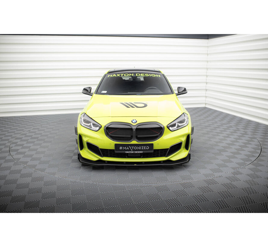 Maxton Design Street Pro Front Splitter + Flaps BMW 1 F40 M-Pack / M135i