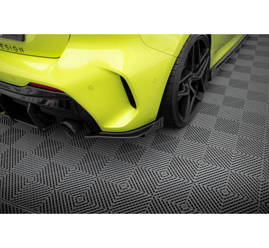 Maxton Design Street Pro Rear Side Splitters V.1 + Flaps V.1 BMW 1 F40 M-Pack / M135i