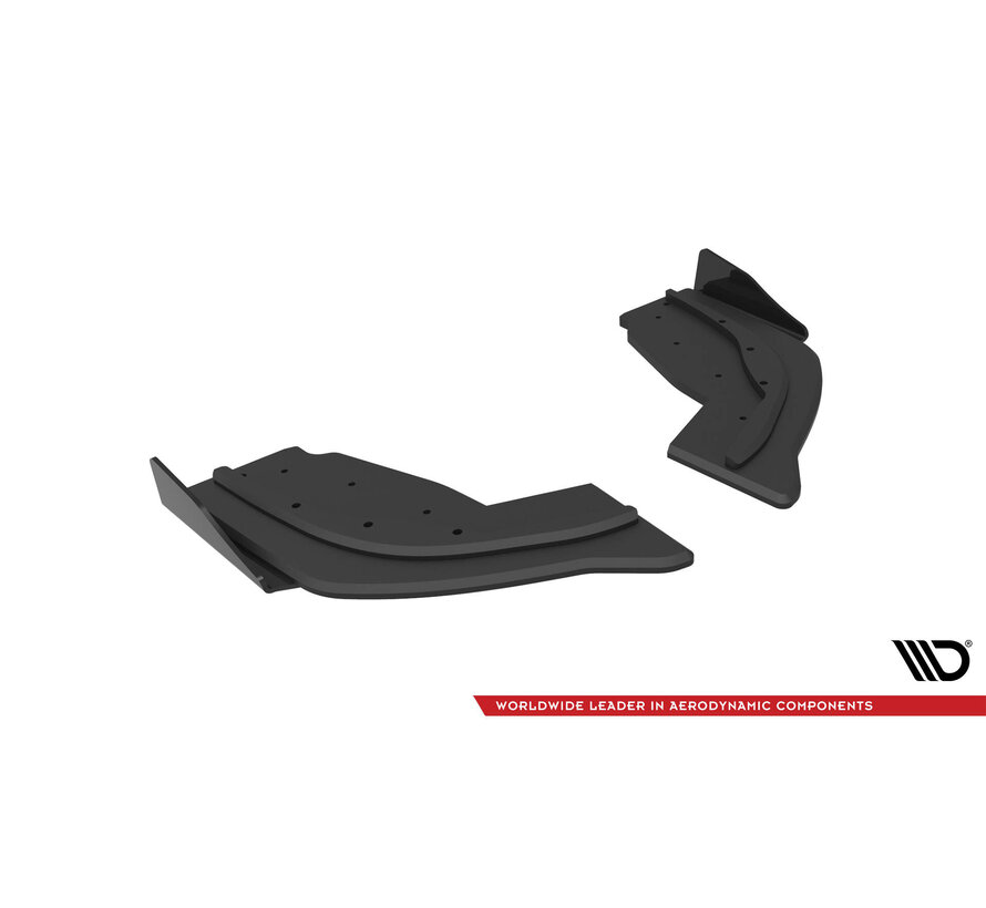 Maxton Design Street Pro Rear Side Splitters V.1 + Flaps V.1 BMW 1 F40 M-Pack / M135i