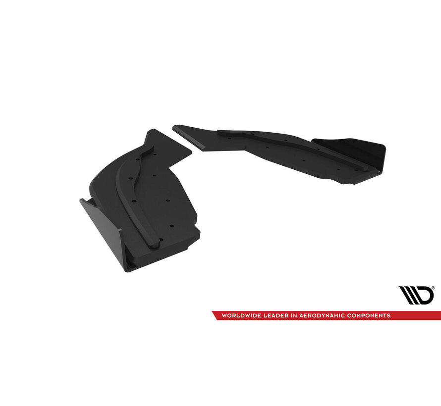 Maxton Design Street Pro Rear Side Splitters V.2 + Flaps V.2 BMW 1 F40 M-Pack / M135i