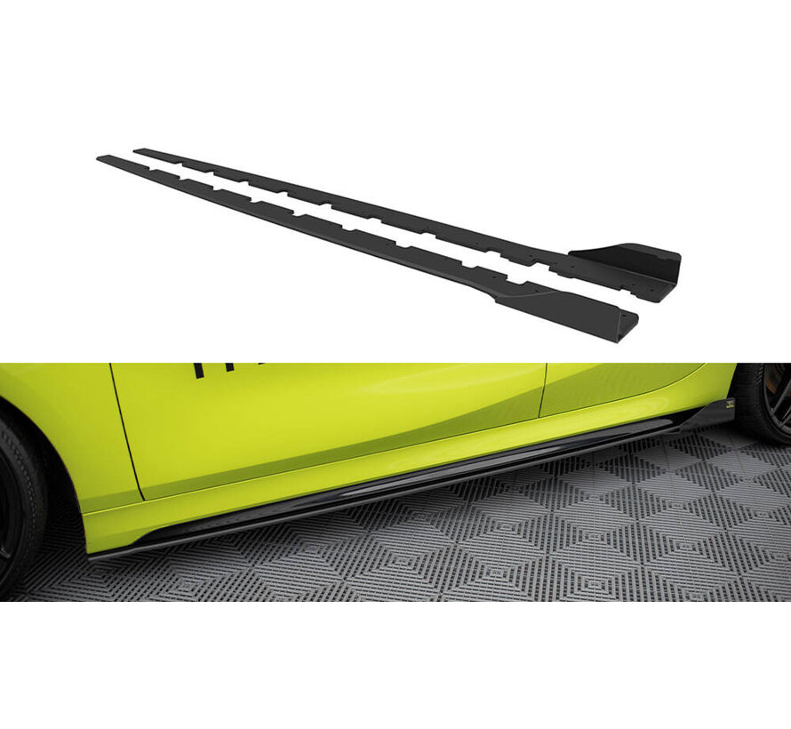 Maxton Design Street Pro Side Skirts Diffusers + Flaps BMW 1 F40 M-Pack / M135i