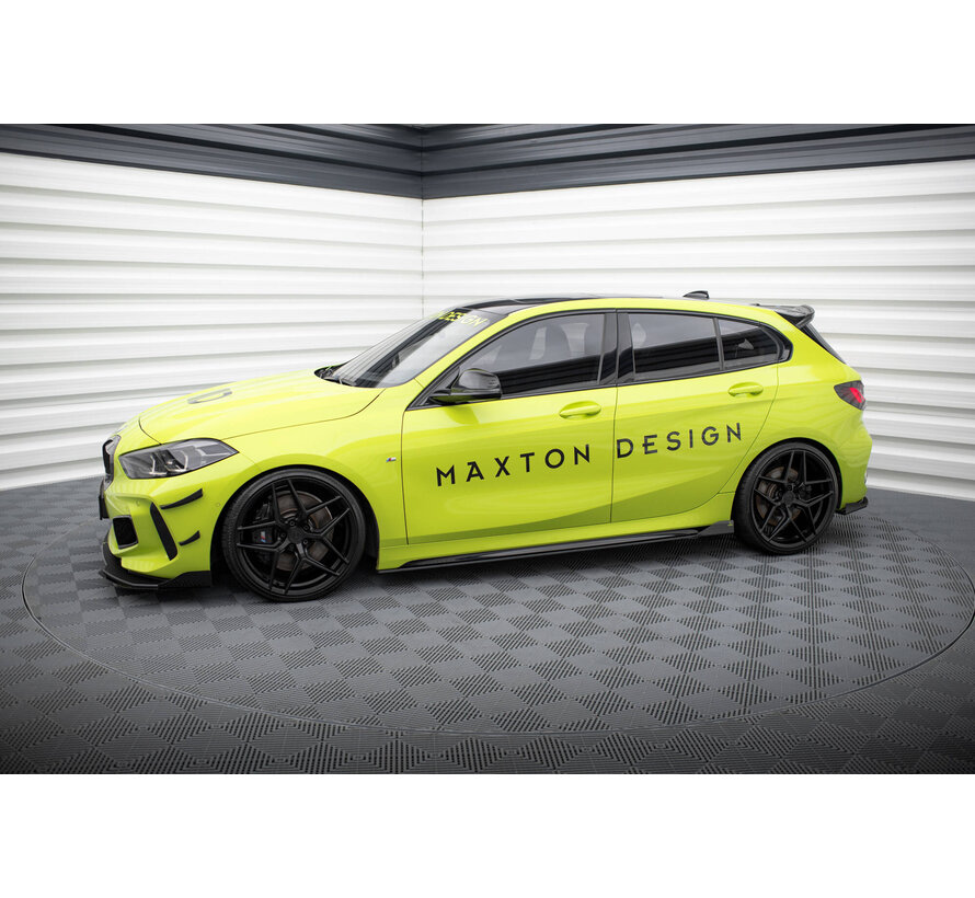 Maxton Design Street Pro Side Skirts Diffusers + Flaps BMW 1 F40 M-Pack / M135i