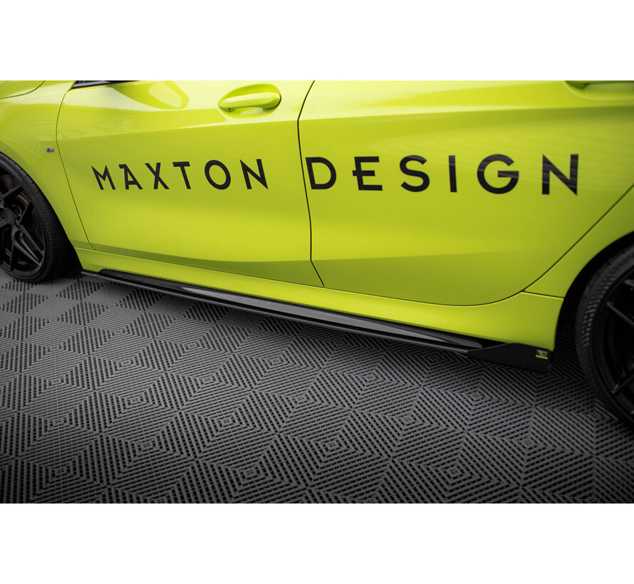 Maxton Design Street Pro Side Skirts Diffusers + Flaps BMW 1 F40 M-Pack / M135i