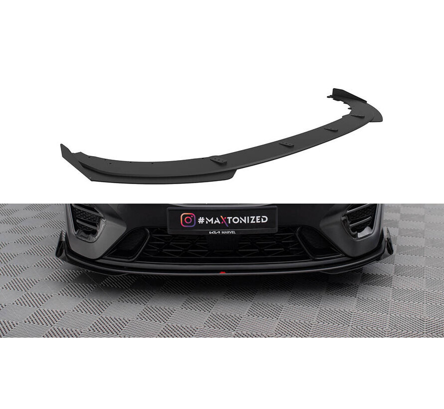 Maxton Design Street Pro Front Splitter + Flaps Kia Proceed GT Mk1 Facelift