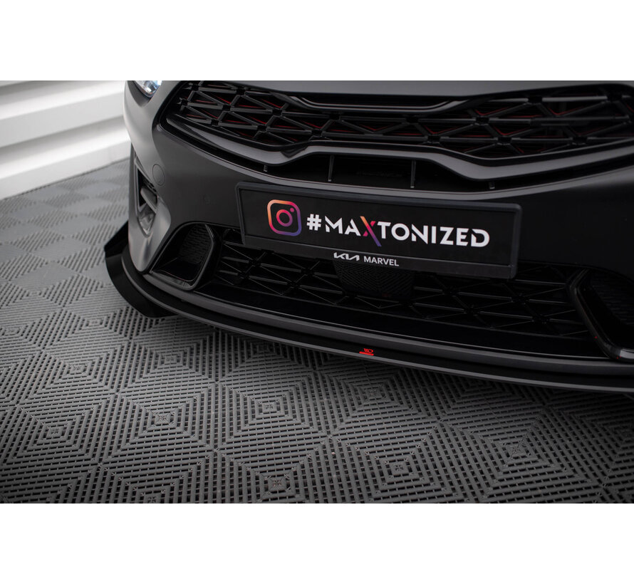 Maxton Design Street Pro Front Splitter + Flaps Kia Proceed GT Mk1 Facelift