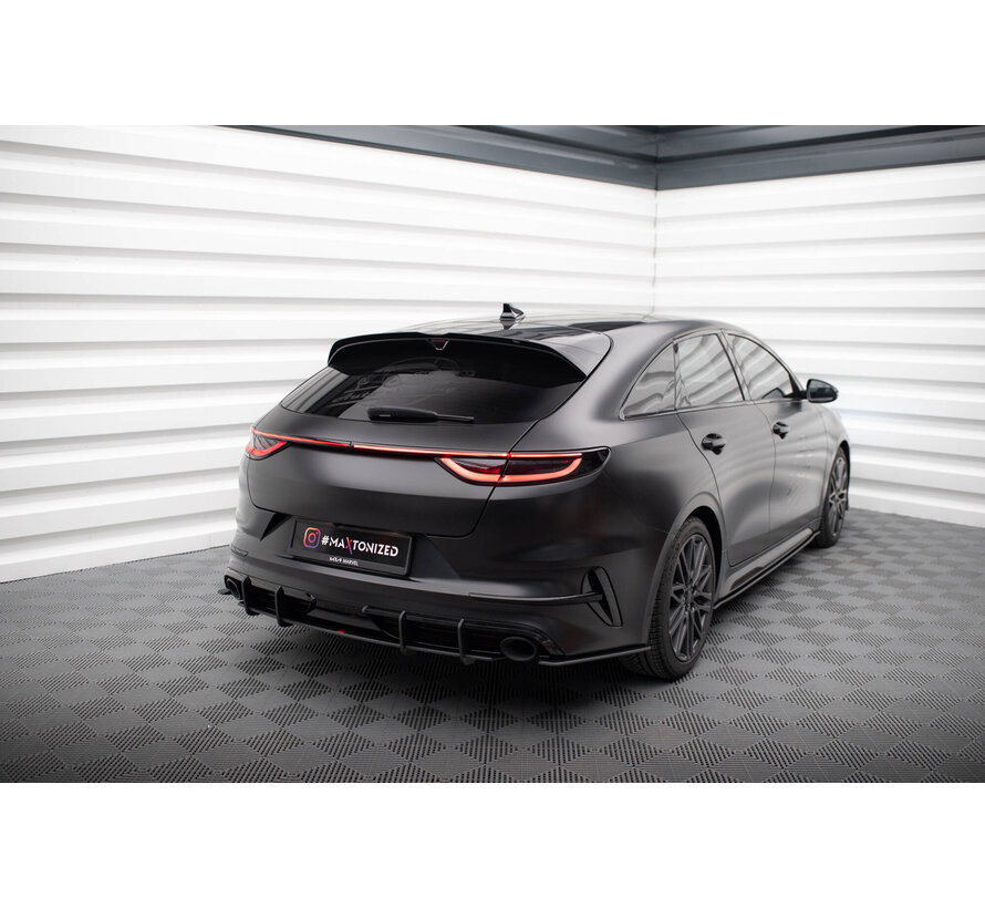 Maxton Design Street Pro Rear Side Splitters Kia Proceed GT Mk1 Facelift
