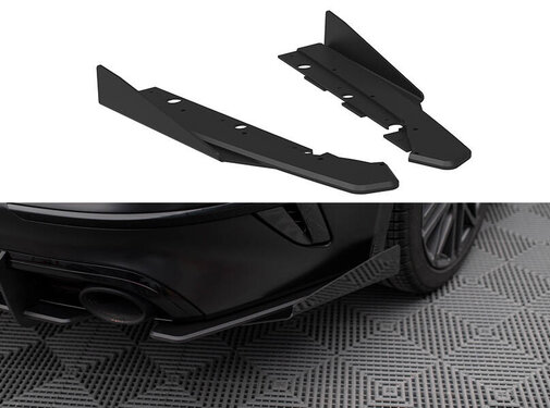 Maxton Design Maxton Design Street Pro Rear Side Splitters + Flaps Kia Proceed GT Mk1 Facelift