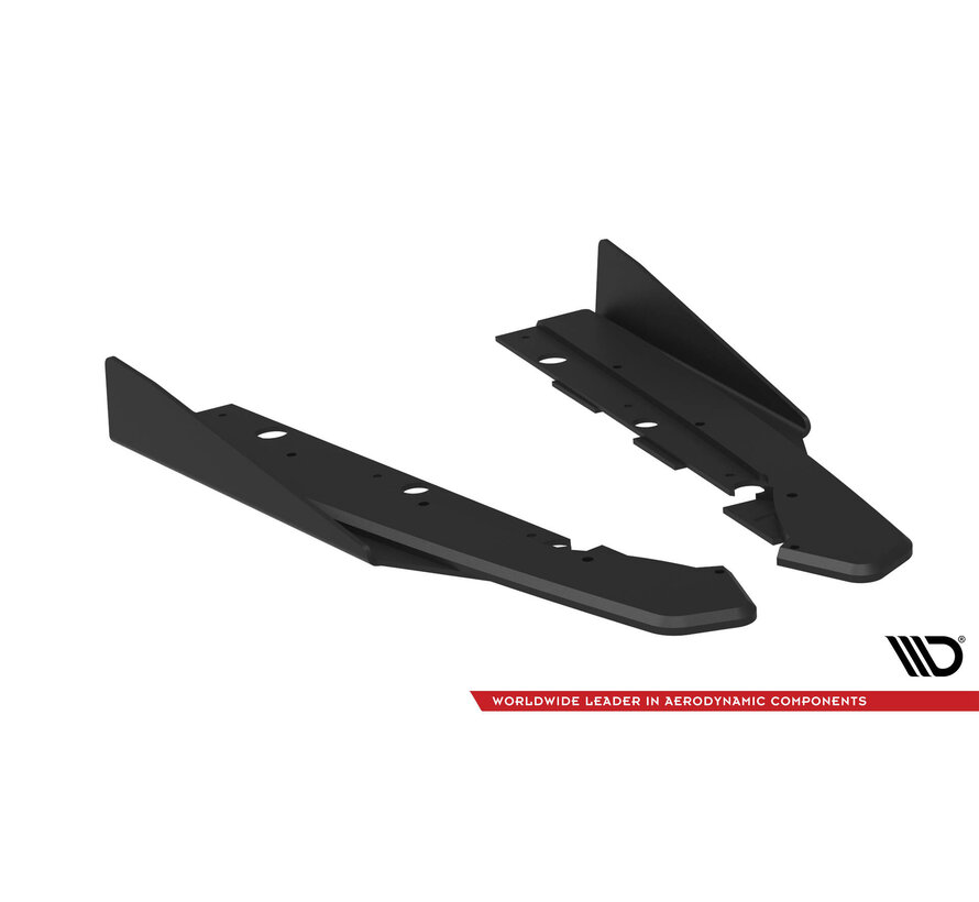 Maxton Design Street Pro Rear Side Splitters + Flaps Kia Proceed GT Mk1 Facelift