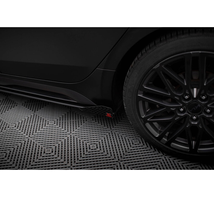 Maxton Design Street Pro Side Skirts Diffusers + Flaps Kia Proceed GT Mk1 Facelift