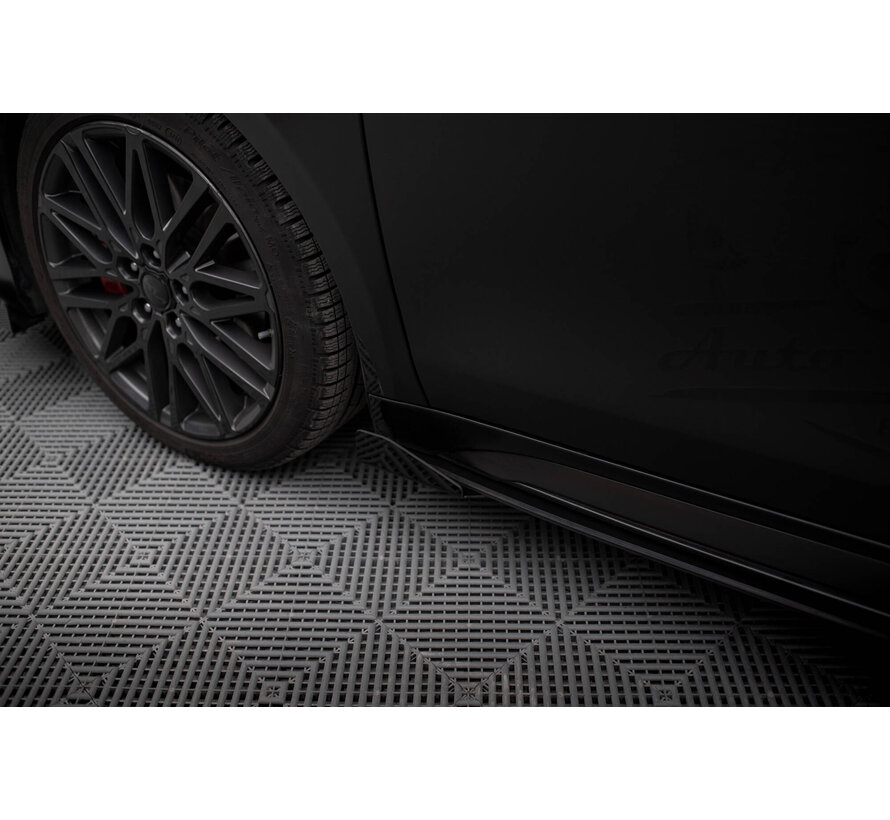 Maxton Design Street Pro Side Skirts Diffusers + Flaps Kia Proceed GT Mk1 Facelift