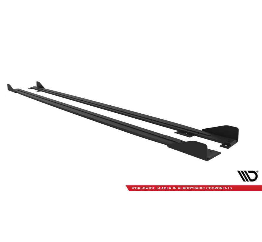 Maxton Design Street Pro Side Skirts Diffusers + Flaps Kia Proceed GT Mk1 Facelift