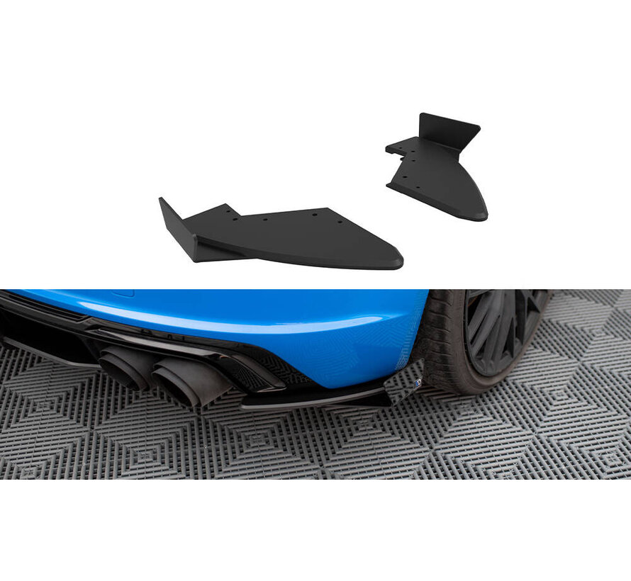 Maxton Design Street Pro Rear Side Splitters + Flaps Audi TT S 8S
