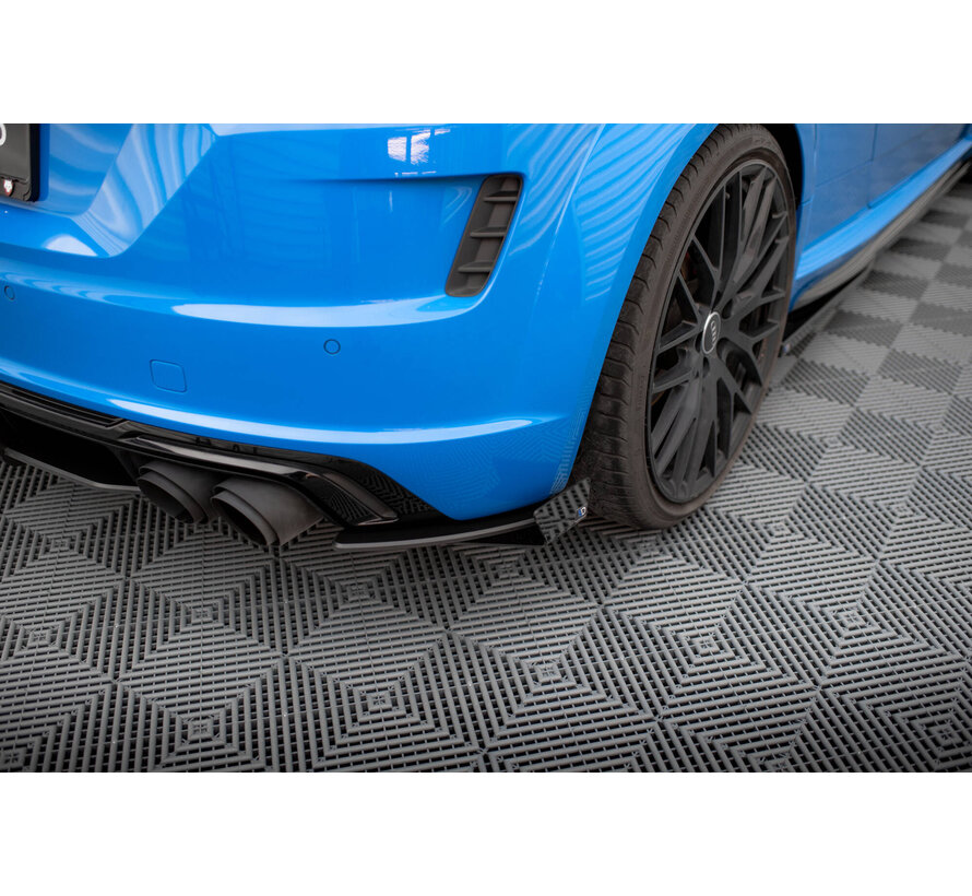 Maxton Design Street Pro Rear Side Splitters + Flaps Audi TT S 8S