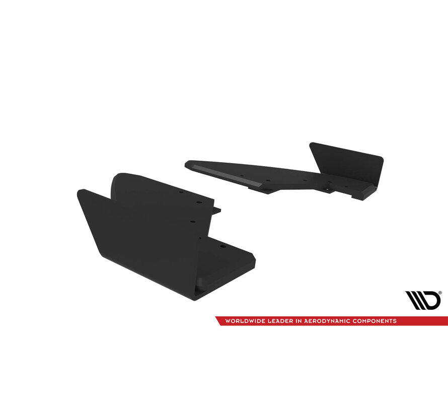 Maxton Design Street Pro Rear Side Splitters + Flaps Audi TT S 8S