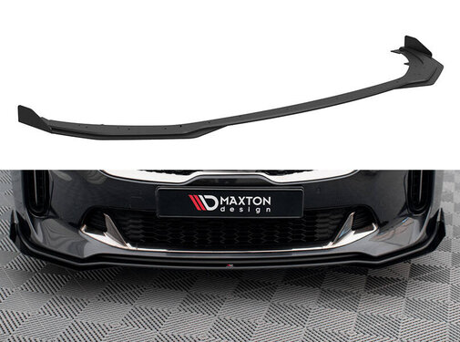 Maxton Design Maxton Design Street Pro Front Splitter + Flaps Kia Stinger GT / GT-Line Mk1