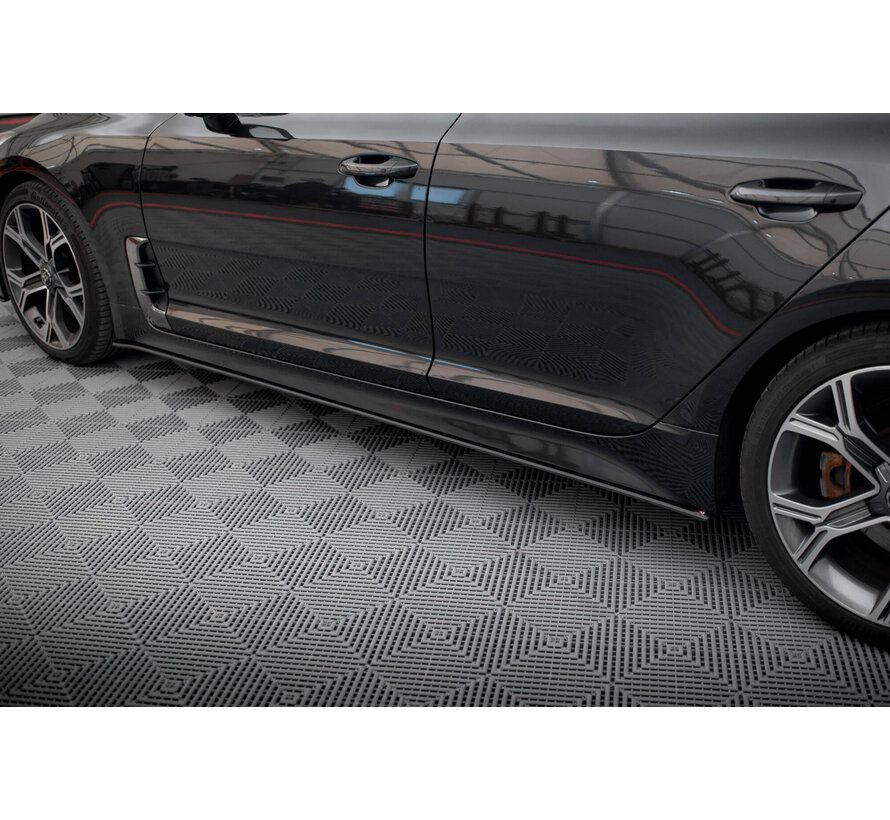 Maxton Design Street Pro Side Skirts Diffusers Kia Stinger GT-Line Mk1