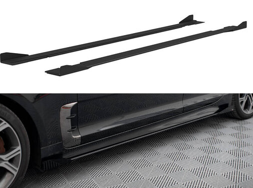 Maxton Design Maxton Design Street Pro Side Skirts Diffusers + Flaps Kia Stinger GT / GT-Line Mk1