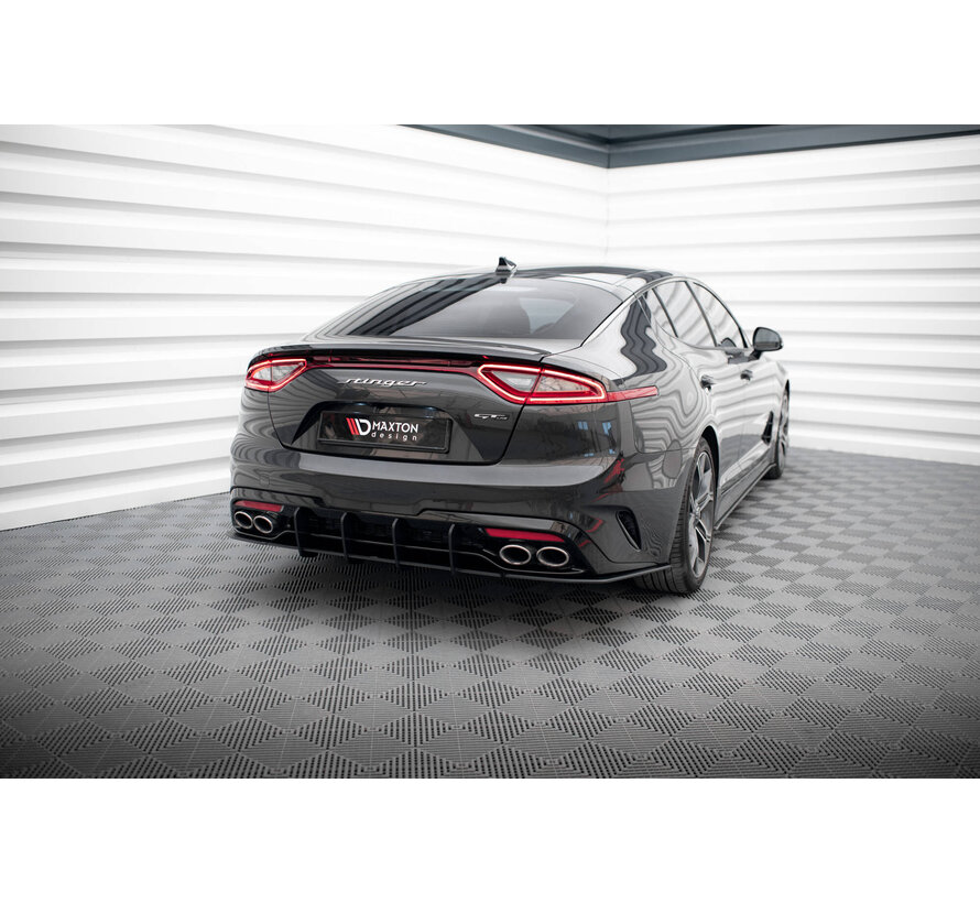 Maxton Design Street Pro Rear Side Splitters Kia Stinger GT-Line Mk1