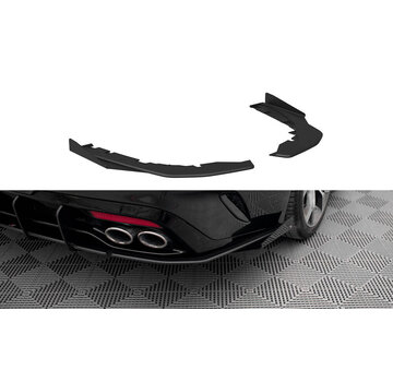 Maxton Design Maxton Design Street Pro Rear Side Splitters + Flaps Kia Stinger GT-Line Mk1