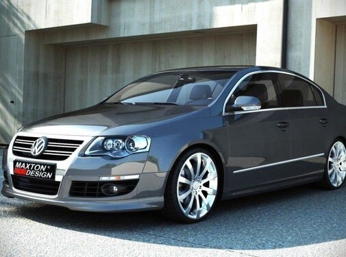 Maxton Design Maxton Design FRONT BUMPER SPOILER VW PASSAT B6 ( R-LINE LOOK )