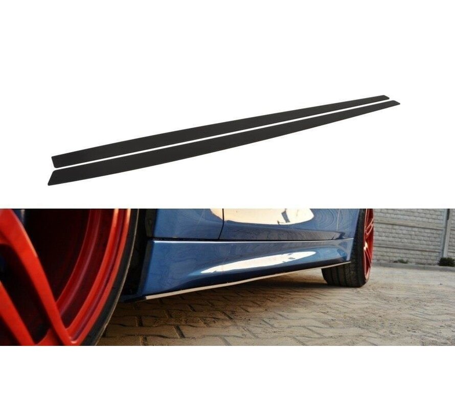 Maxton Design RACING SIDE SKIRTS DIFFUSERS for BMW 4 F32 M-PACK