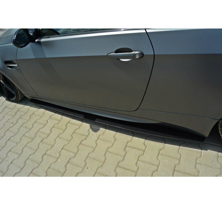 Maxton Design RACING SIDE SKIRTS DIFFUSERS BMW M3 E92 / E93 (PREFACE MODEL)