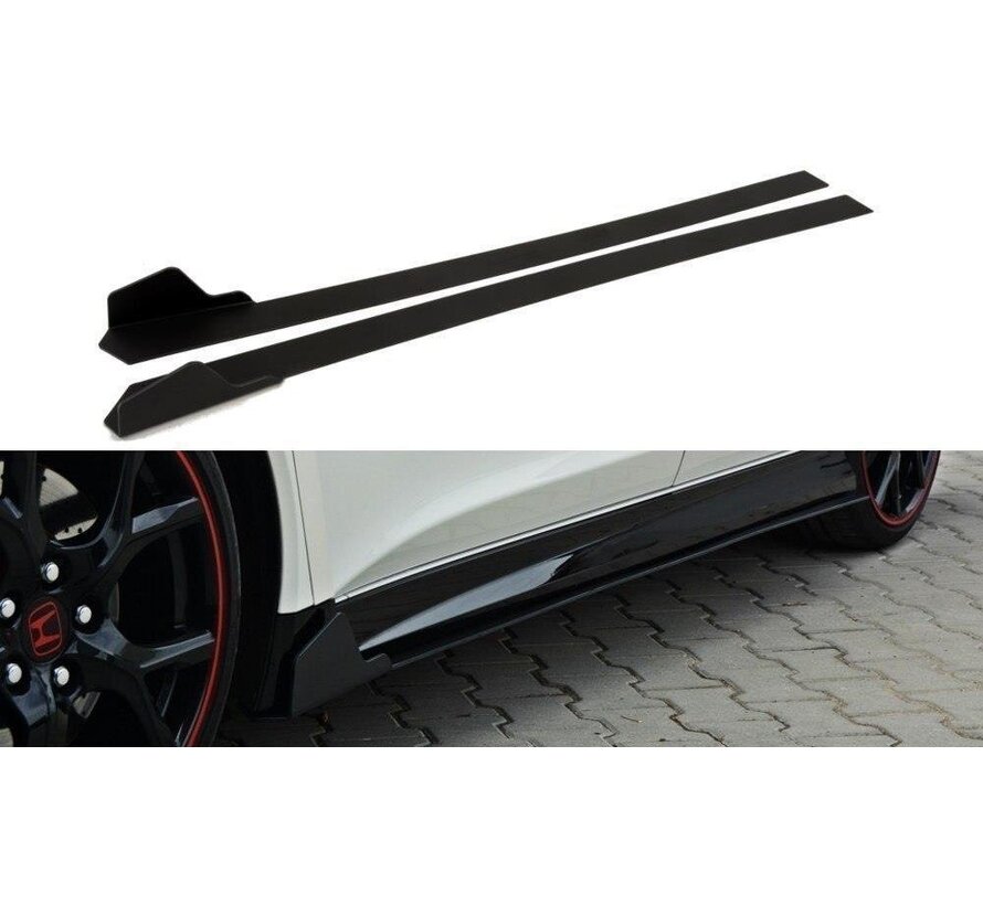 Maxton Design RACING SIDE SKIRTS DIFFUSERS HONDA CIVIC IX TYPE R