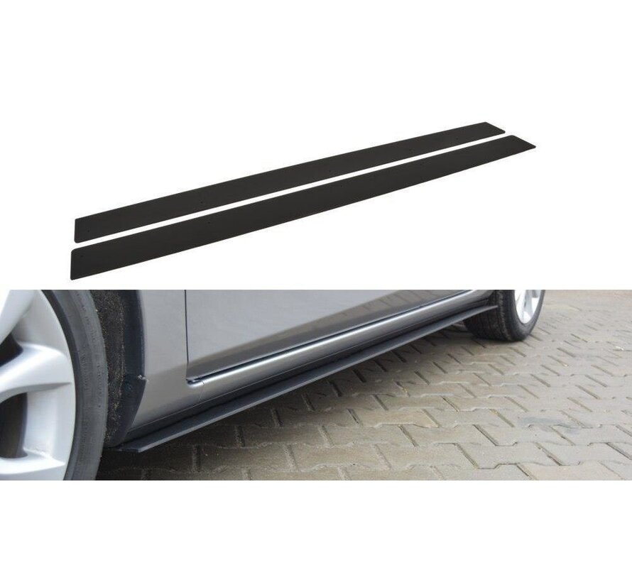 Maxton Design RACING SIDE SKIRTS DIFFUSERS MAZDA 3 MK2 SPORT (PREFACE)