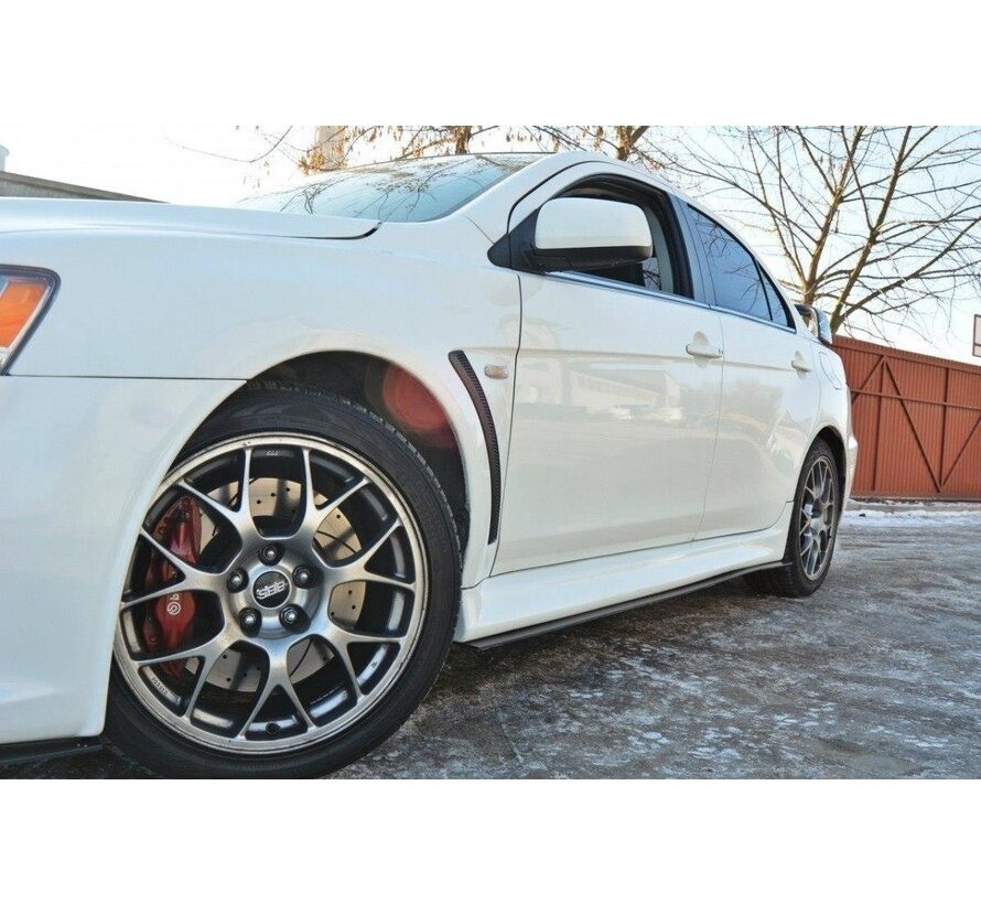 Maxton Design RACING SIDE SKIRTS DIFFUSERS Mitsubishi Lancer Evo X