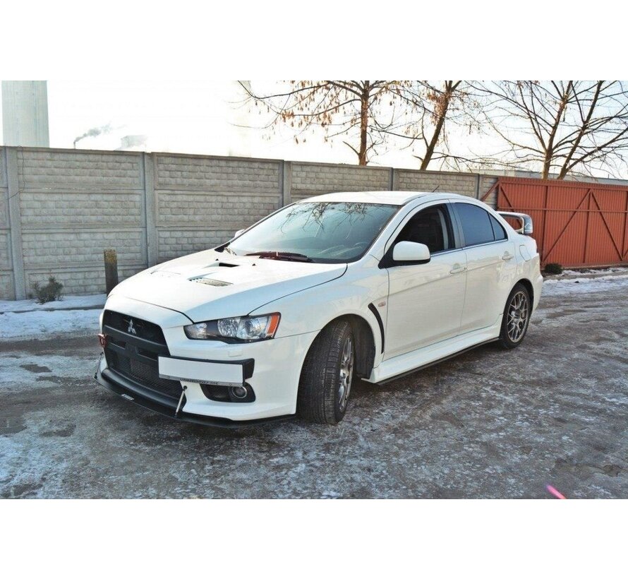 Maxton Design RACING SIDE SKIRTS DIFFUSERS Mitsubishi Lancer Evo X