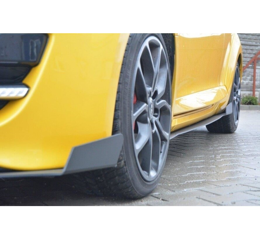 Maxton Design RACING SIDE SKIRTS DIFFUSERS RENAULT MEGANE MK3 RS