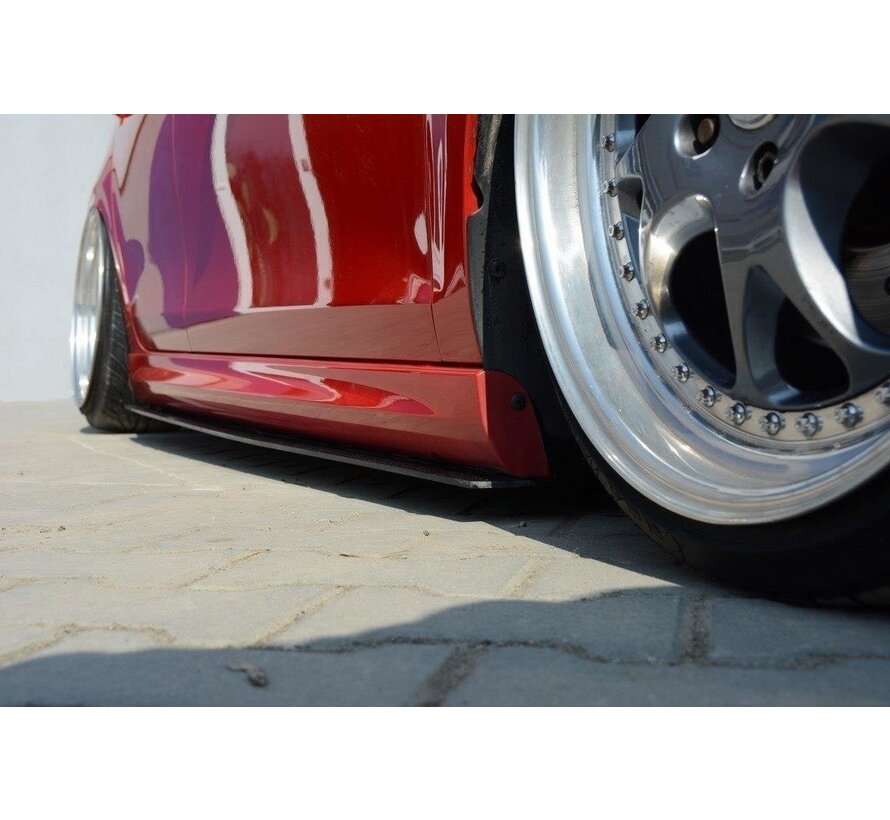 Maxton Design RACING SIDE SKIRTS DIFFUSERS VW GOLF VI GTI 35TH / R20