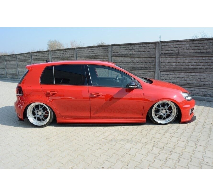 Maxton Design RACING SIDE SKIRTS DIFFUSERS VW GOLF VI GTI 35TH / R20