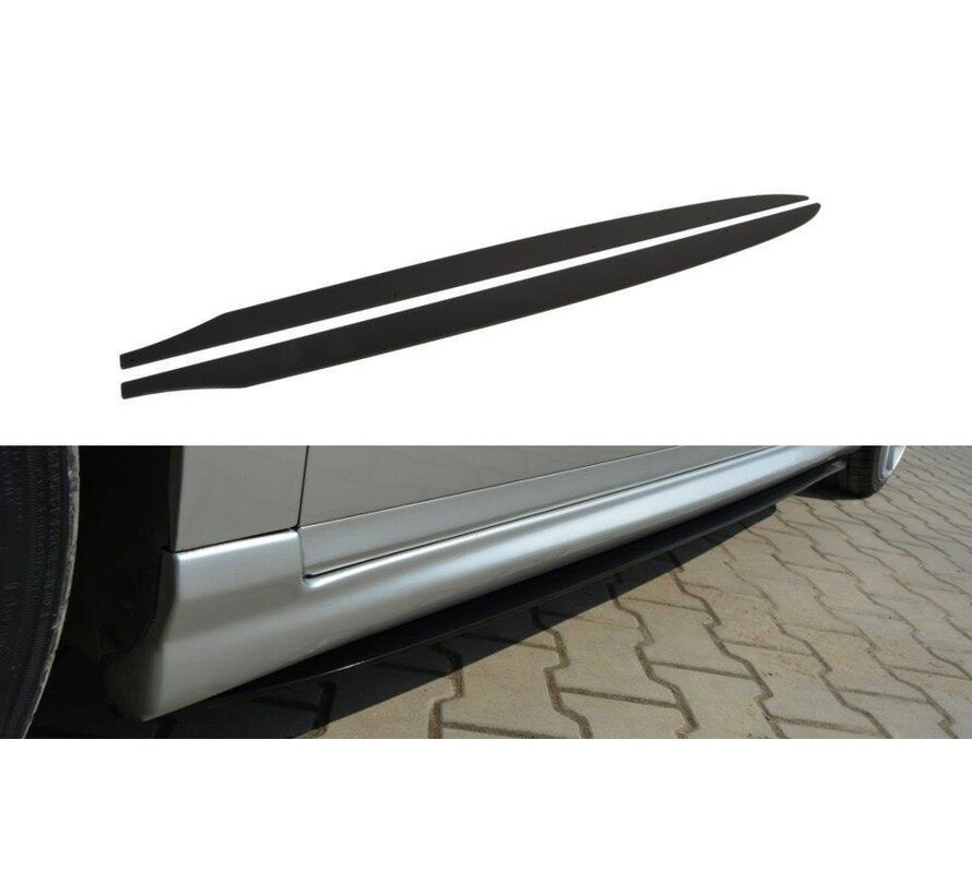 Maxton Design RACING SIDE SKIRTS DIFFUSERS VW PASSAT B6/B7 R-LINE