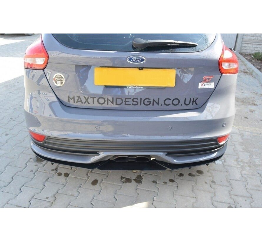 Maxton Design Rear Diffuser Ford Focus ST Mk3 FL
