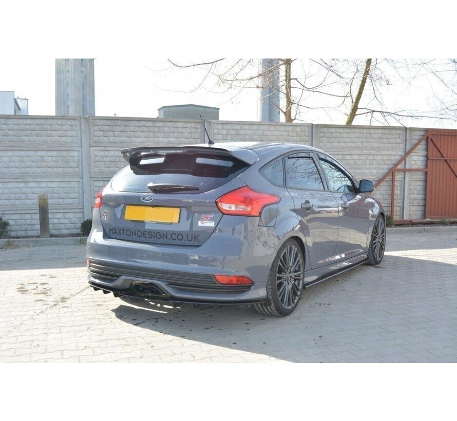 Maxton Design Rear Diffuser Ford Focus ST Mk3 FL