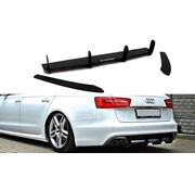 Maxton Design Maxton Design Rear Diffuser & Rear Side Splitters Audi A6 S-Line C7 (exhaust 1x2)