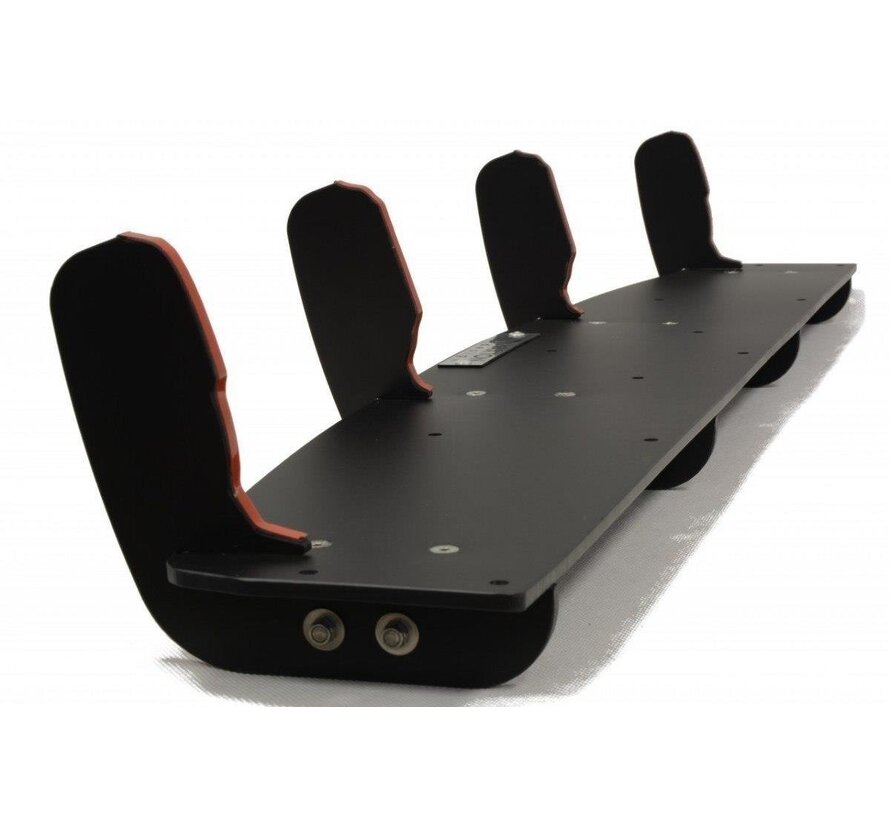 Maxton Design Rear Diffuser & Rear Side Splitters Audi A6 S-Line C7 (exhaust 1x2)