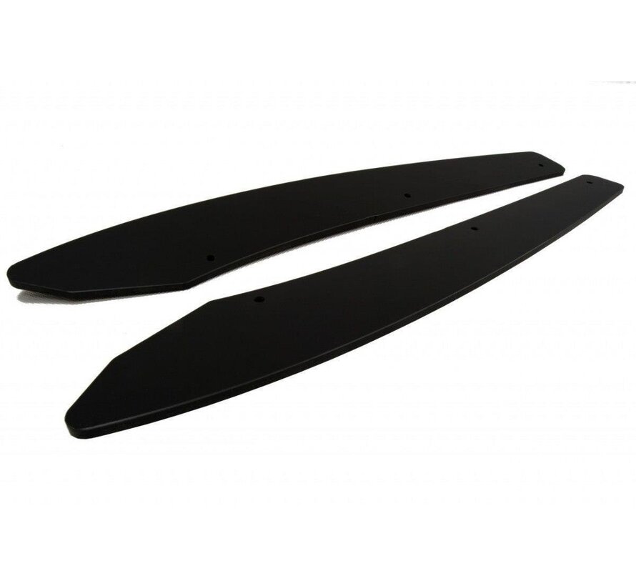 Maxton Design Rear Diffuser & Rear Side Splitters Audi A6 S-Line C7 (exhaust 1x2)