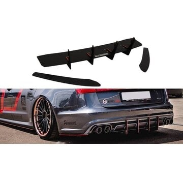 Maxton Design Maxton Design Rear Diffuser & Rear Side Splitters Audi S6 C7 FL