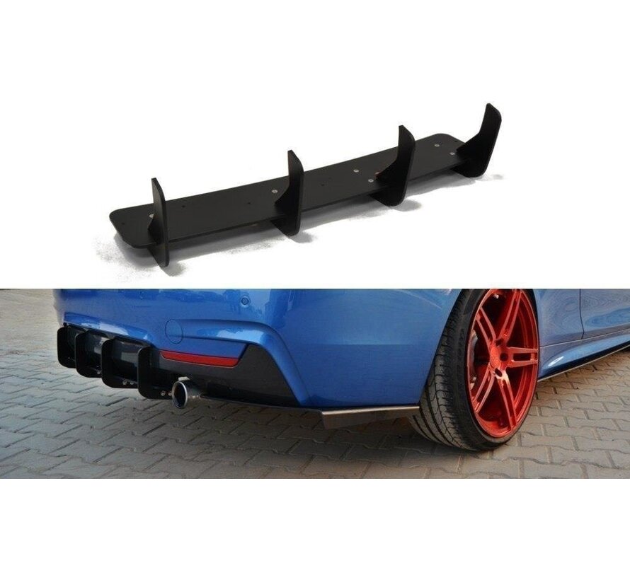 Maxton Design REAR DIFFUSER & REAR SIDE SPLITTERS for BMW 4 F32 M-PACK