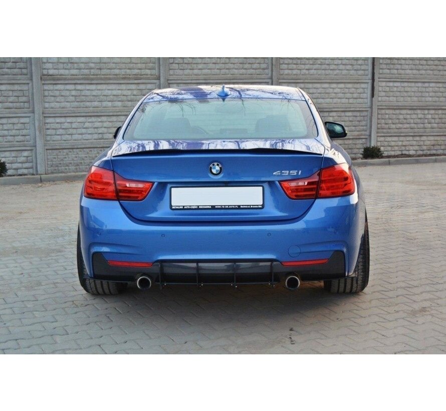 Maxton Design REAR DIFFUSER & REAR SIDE SPLITTERS for BMW 4 F32 M-PACK
