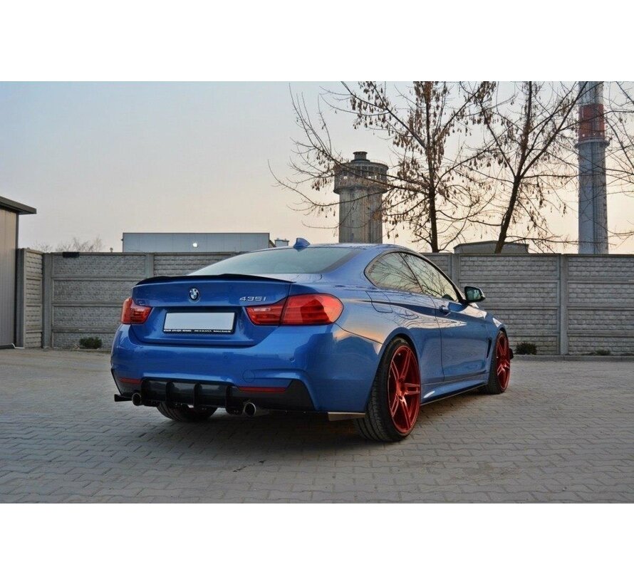 Maxton Design REAR DIFFUSER & REAR SIDE SPLITTERS for BMW 4 F32 M-PACK