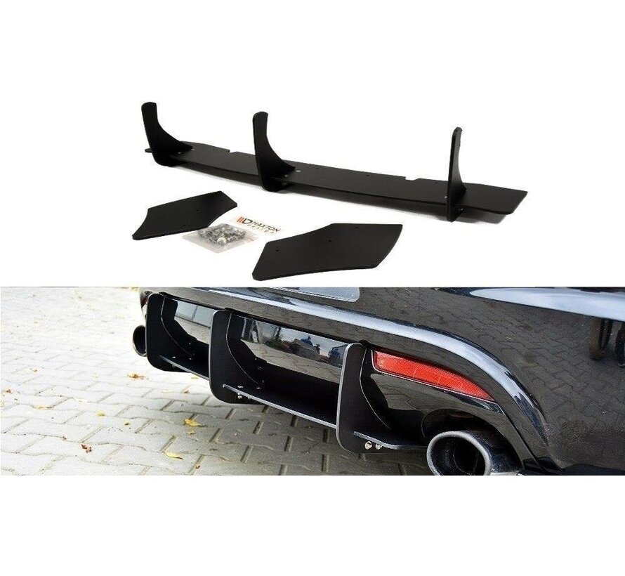 Maxton Design VW SCIROCCO R REAR DIFFUSER & REAR SIDE SPLITTERS