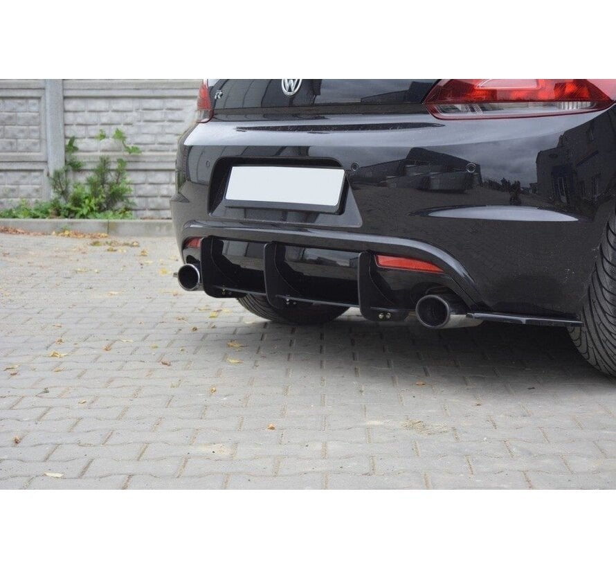 Maxton Design VW SCIROCCO R REAR DIFFUSER & REAR SIDE SPLITTERS