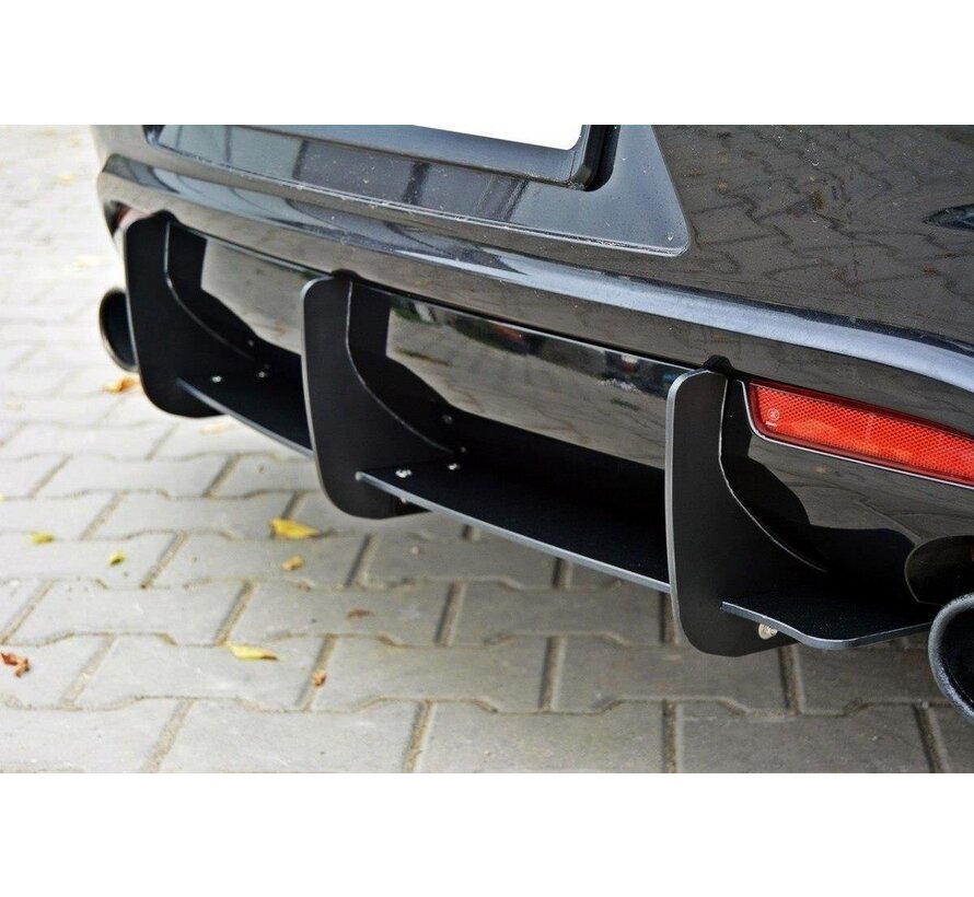 Maxton Design VW SCIROCCO R REAR DIFFUSER & REAR SIDE SPLITTERS