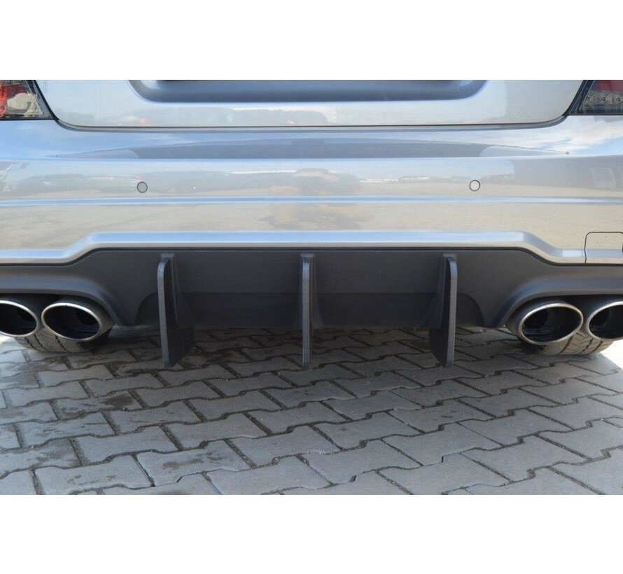 Maxton Design REAR DIFFUSER v.1 Mercedes C W204 AMG-Line (FACELIFT)